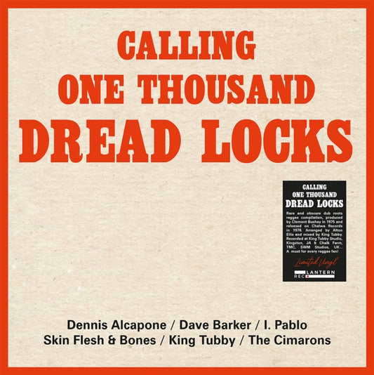 This LP Vinyl is brand new.Format: LP VinylMusic Style: Roots ReggaeThis item's title is: Calling One Thousand Dread LocksArtist: Various ArtistsLabel: Lantern Rec.Barcode: 8054757320241Release Date: 1/10/2025