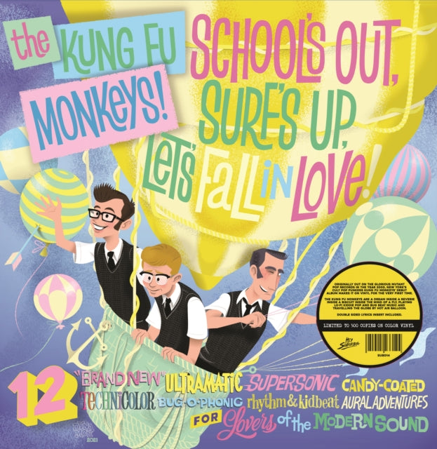 This LP Vinyl is brand new.Format: LP VinylThis item's title is: School's Out, Surf's Up, Let's Fall In Love!Artist: Kung Fu MonkeysBarcode: 8055515233124Release Date: 7/1/2022