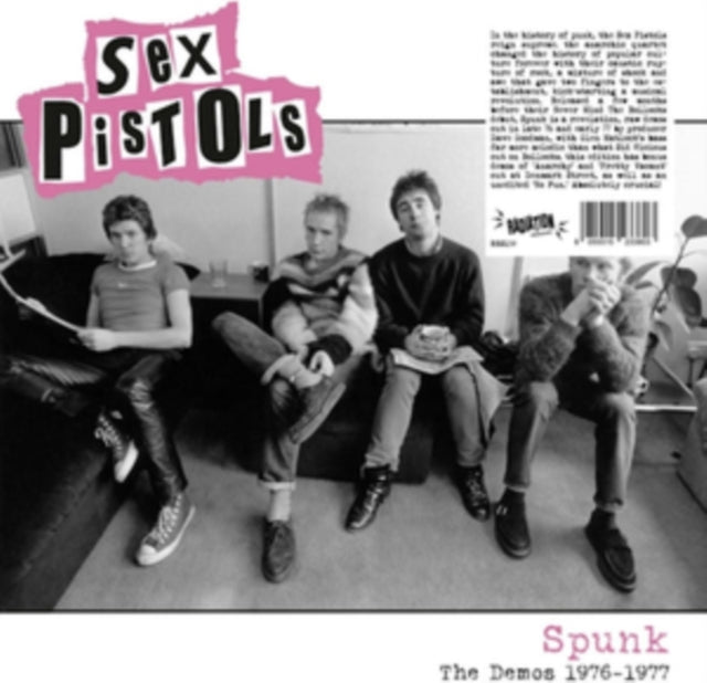 Product Image : This LP Vinyl is brand new.<br>Format: LP Vinyl<br>This item's title is: Spunk - The Demos 1976-1977<br>Artist: Sex Pistols<br>Barcode: 8055515233803<br>Release Date: 5/3/2024