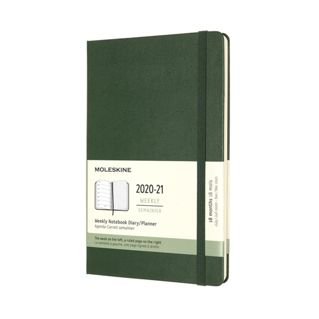 Binding: Notebooks, Journals, And Diaries
Description: The Moleskine 18 - Month Weekly Notebook Diary/ Planner runs from July 2020 to December 2021.
