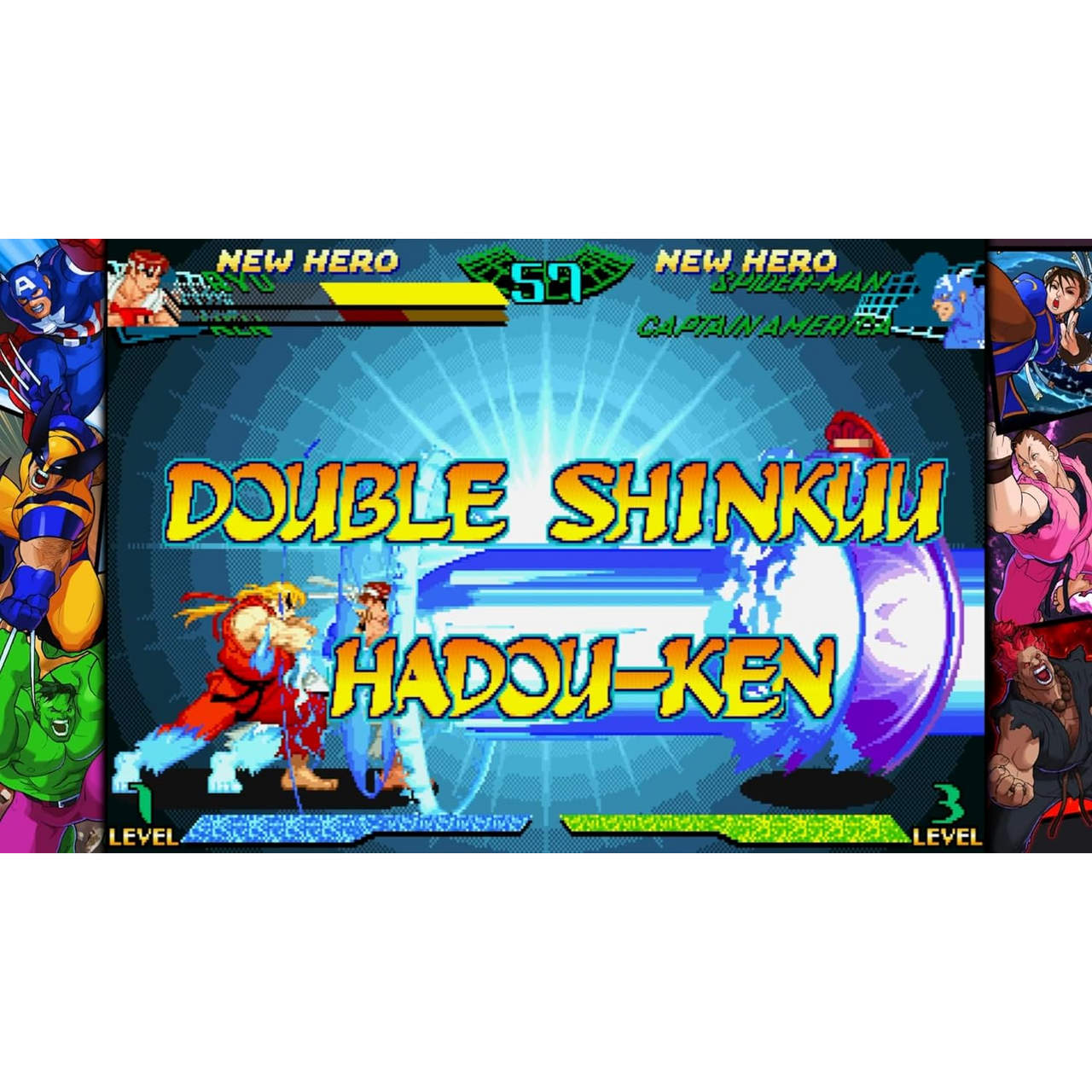 This is brand new.Marvel vs Capcom Fighting Collection: Arcade Classics and receive an exclusive comic. While supplies last.
MARVEL vs.