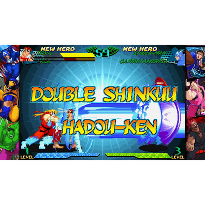 This is brand new.Marvel vs Capcom Fighting Collection: Arcade Classics and receive an exclusive comic. While supplies last.
MARVEL vs.