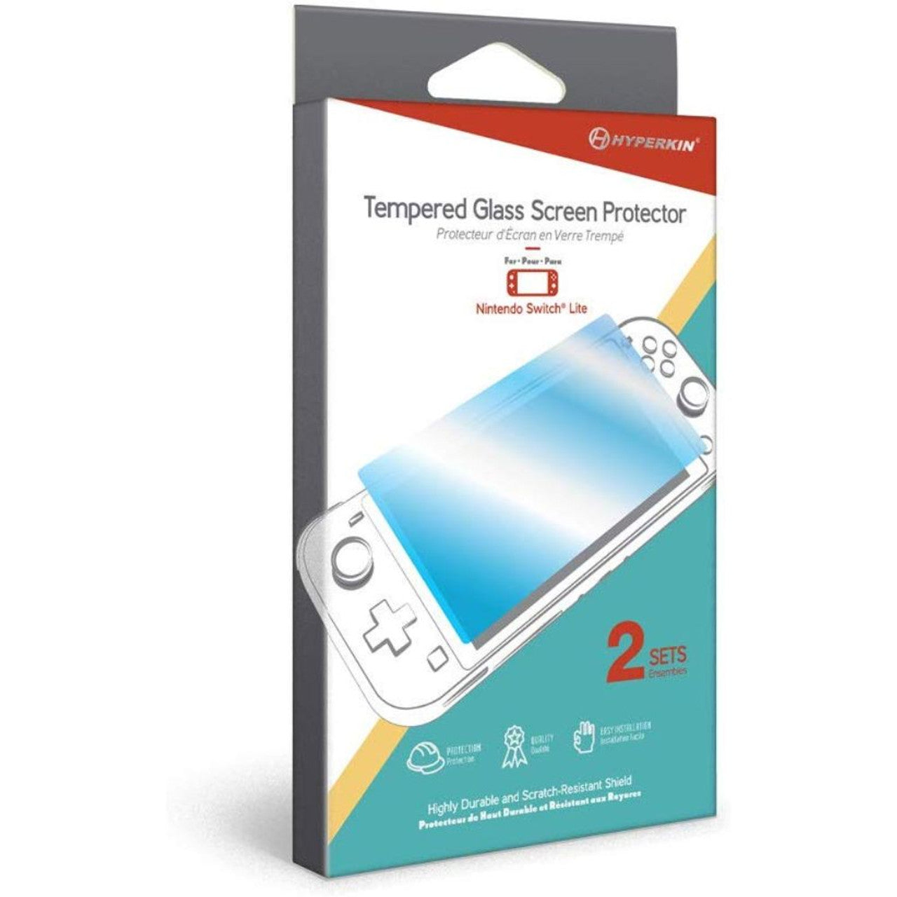 This is brand new.Protect your console from dirt and scratches with this tempered Glass screen protector for Nintendo Switch Lite. The tempered Glass provides an extra layer of protection from permanent scratches.