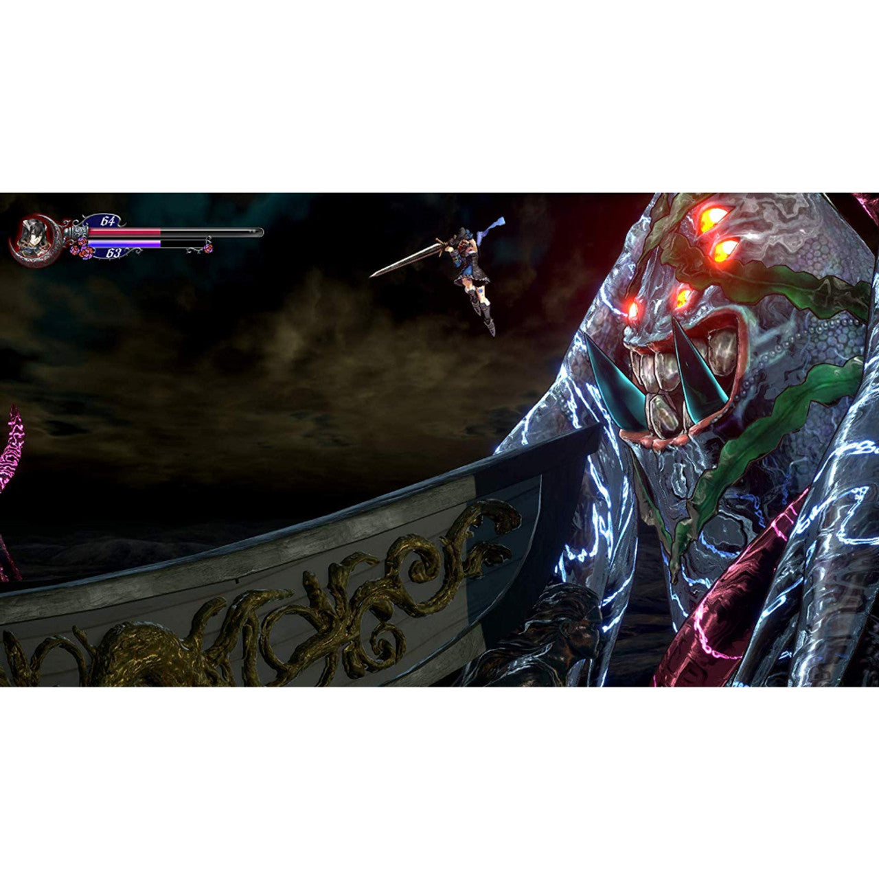 This is brand new.Play as Miriam, an orphan scarred by an alchemist's curse which slowly crystallizes her body. To save humanity, and herself in the process, Miriam must fight through the castle and defeat the summoner, Gebel.