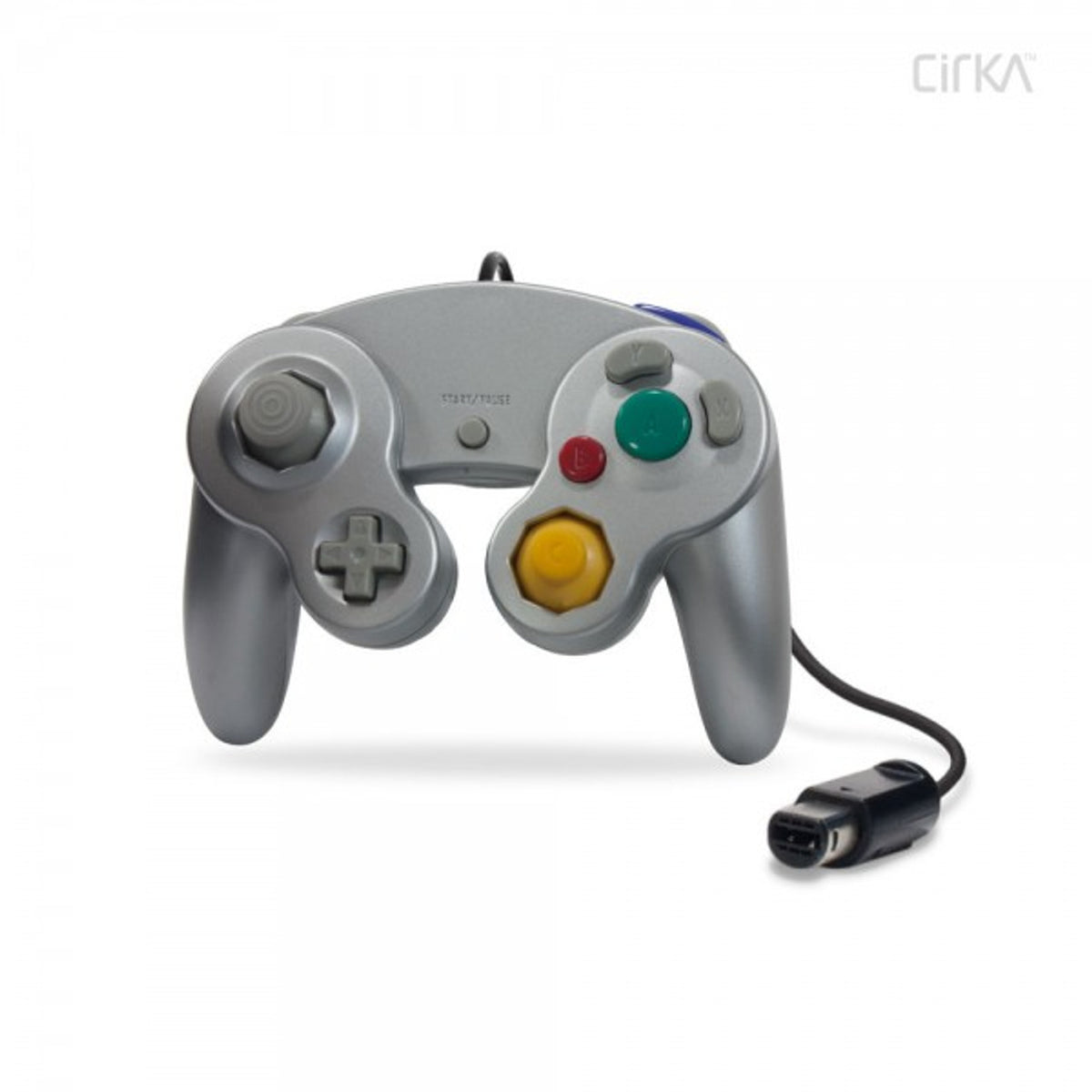 This is brand new.The CirKa Wired Controller for GameCube/ Wii features dual analog joysticks, fully analog pressure-sensitive action buttons and D-pad, and intense vibration capability that lets you feel the action.