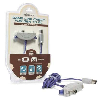 This is brand new.The Tomee Game Boy Advance to GameCube Link Cable connects the GameCube console with the Game Boy Advance handheld. Supported games (such as Animal Forest, Sonic Adventure and others) will exchange data between the GameCube and Game Boy Advance handheld.