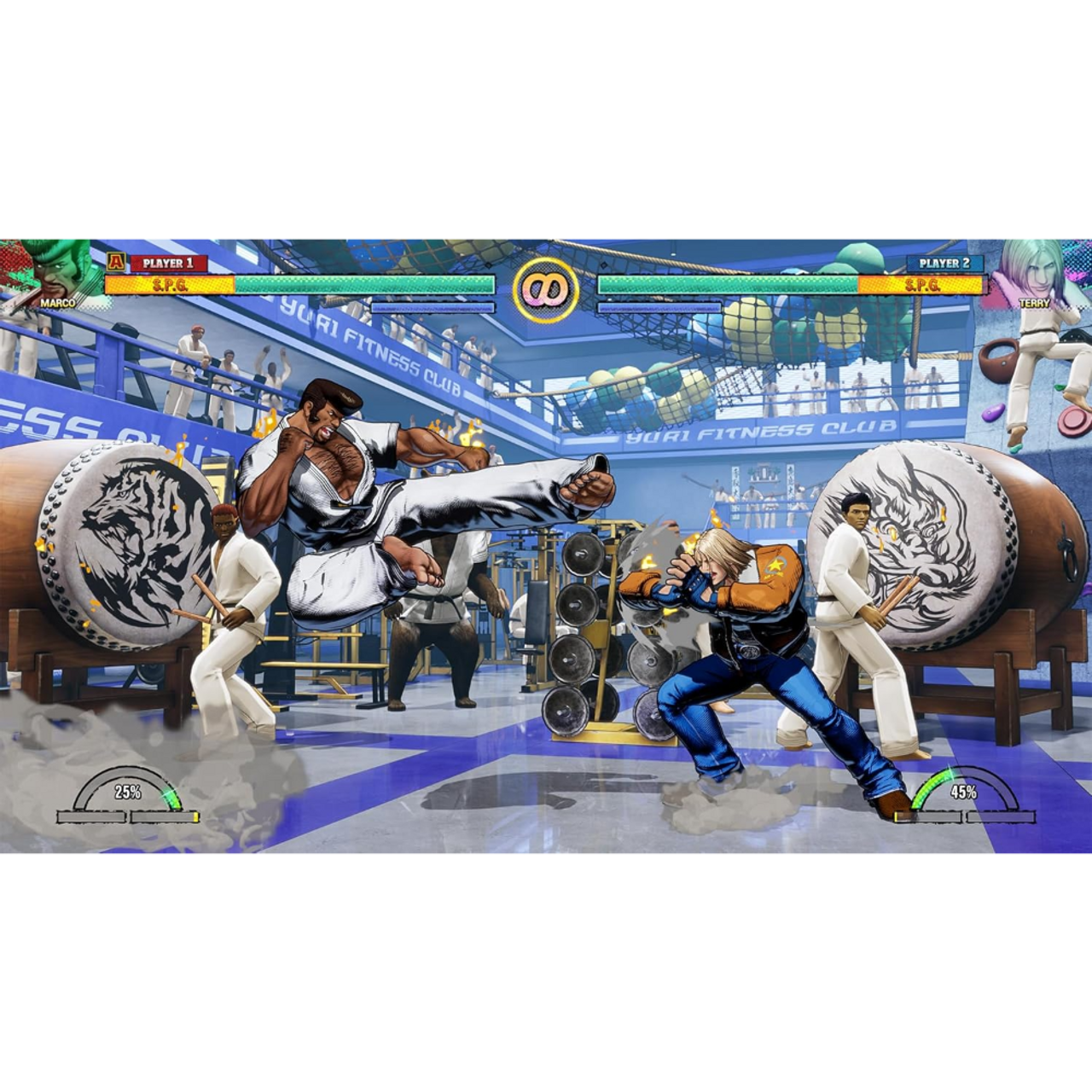 This is brand new.FATAL FURY: City of the Wolves presents a striking art style that truly ignites the senses, alongside a groundbreaking REV system that amplifies the intensity of each battle. The game boasts a suite of battle mechanics that are more robust and thrilling than ever.