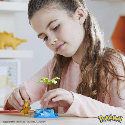 This is brand new.Build a sunny beach for a Pikachu figure to splash around in. The set combines with other Adventure Builder sets to create an expanded Pokémon world full of authentically designed details. Check out Bulbasaur’s Forest Trek or other larger sets, each sold separately.