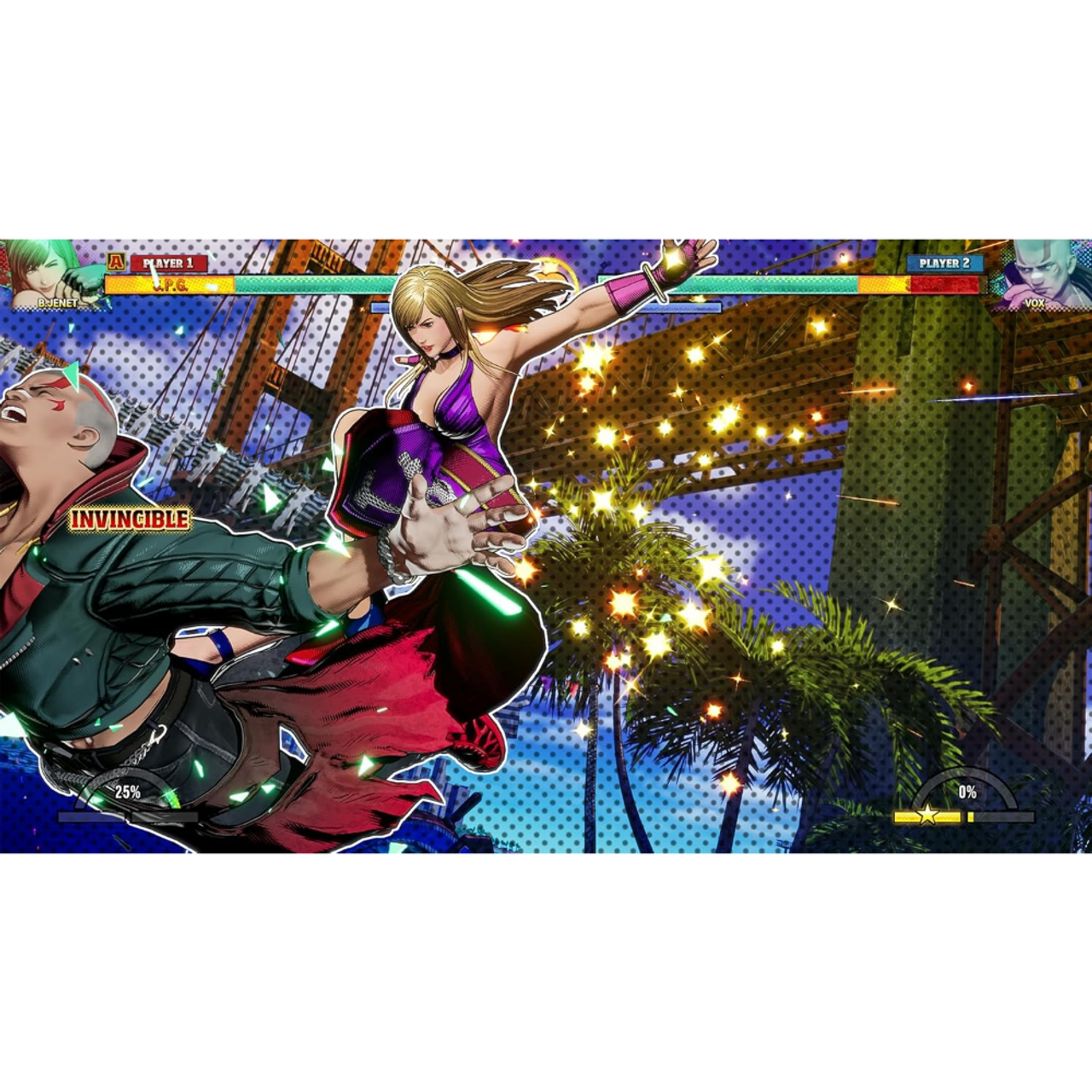 This is brand new.FATAL FURY: City of the Wolves presents a striking art style that truly ignites the senses, alongside a groundbreaking REV system that amplifies the intensity of each battle. The game boasts a suite of battle mechanics that are more robust and thrilling than ever.