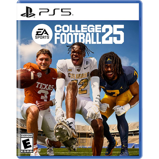 This is brand new.In EA SPORTS™ College Football 25 for PlayStation®5 and Xbox Series X|S, experience explosive gameplay variety across 134 FBS schools and immerse yourself in the iconic atmospheres of college football as you chase college greatness.