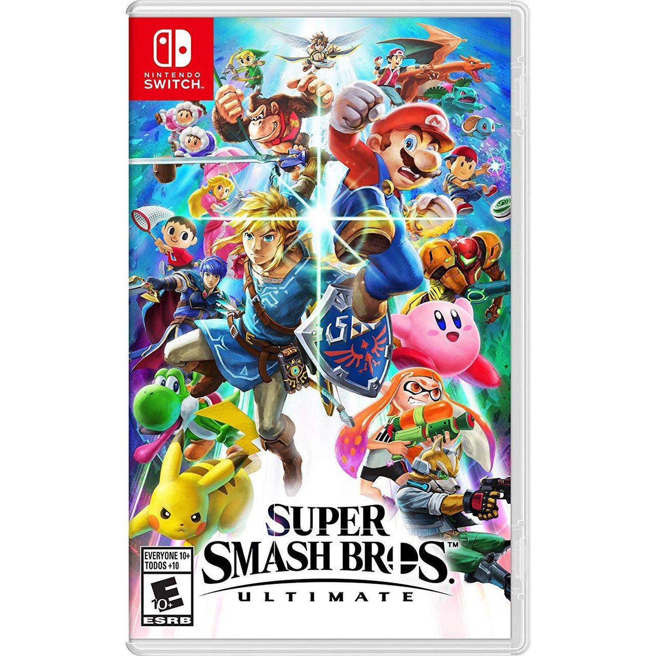 This is brand new.Legendary game worlds and fighters collide in the ultimate showdown—a new entry in the Super Smash Bros. series for the Nintendo Switch™ system! New fighters, like Inkling from the Splatoon™ series and Ridley from the Metroid™ series, make their Super Smash Bros.