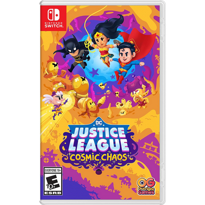 This is brand new.Unite against chaos, in an all-new open world adventure where the Justice League go head-to-head with Mr. Mxyzptlk, a powerful prankster from the 5th Dimension.