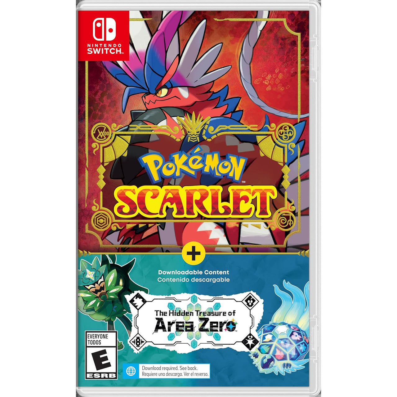 This is brand new.This bundle includes both the Pokémon™ Scarlet game and The Hidden Treasure of Area Zero DLC* for Pokémon Scarlet.
 
 Journey through a new, open-world Pokémon adventure.