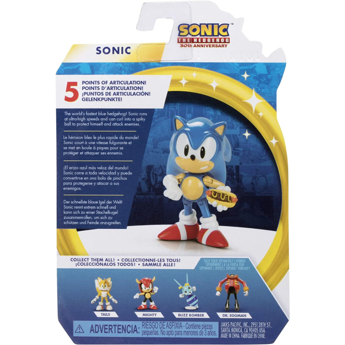 Jakks Pacific - Sonic: 2.5" Figures: Wave 5 (30th Anniv) - Sonic