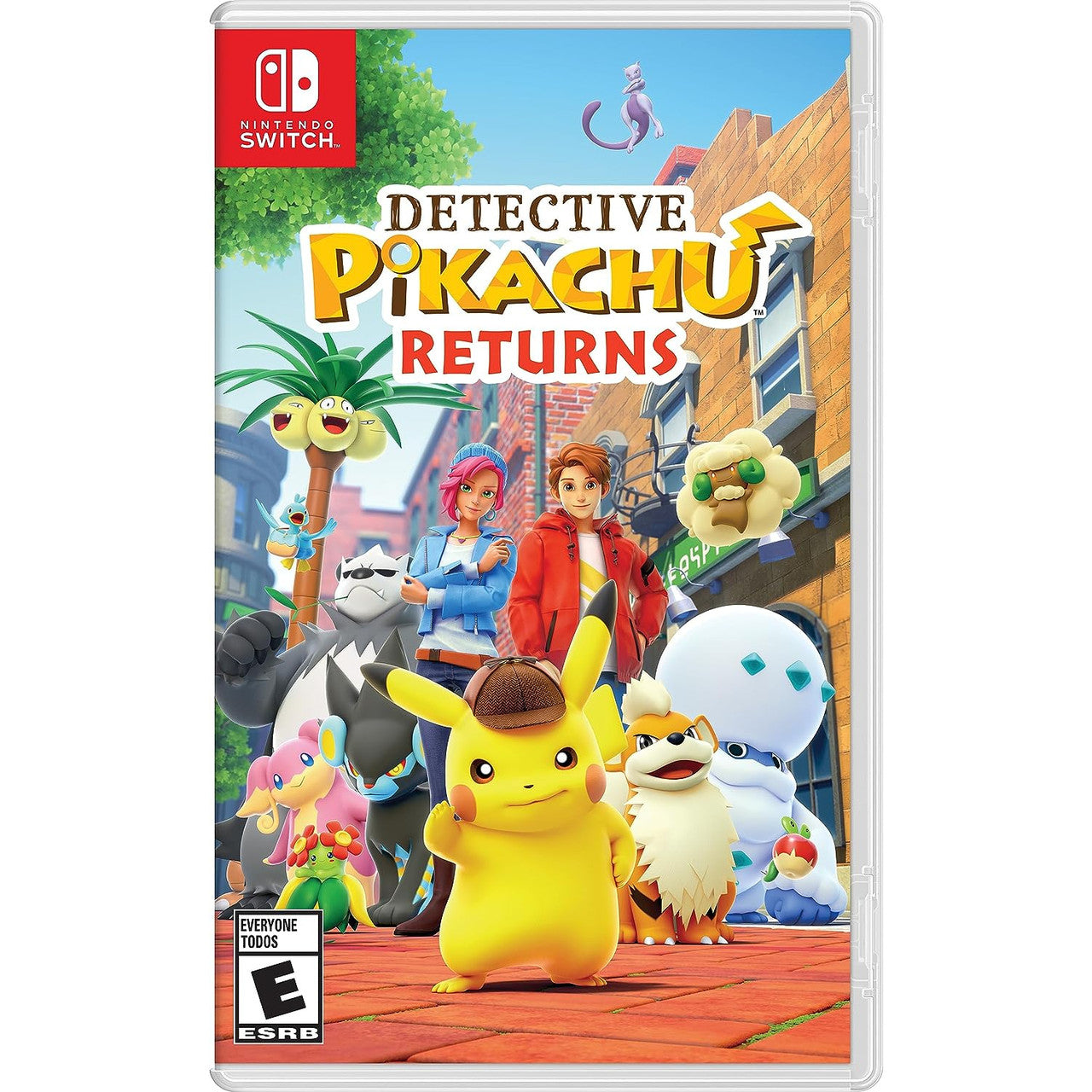 This is brand new.Solve mysteries with the personality-packed Detective Pikachu!

Unravel a series of mysteries across Ryme City with a tough-talking, coffee-loving Pikachu and his human partner, Tim Goodman. When a jewel theft occurs, the case sets this great detective duo down a path filled with mystery.