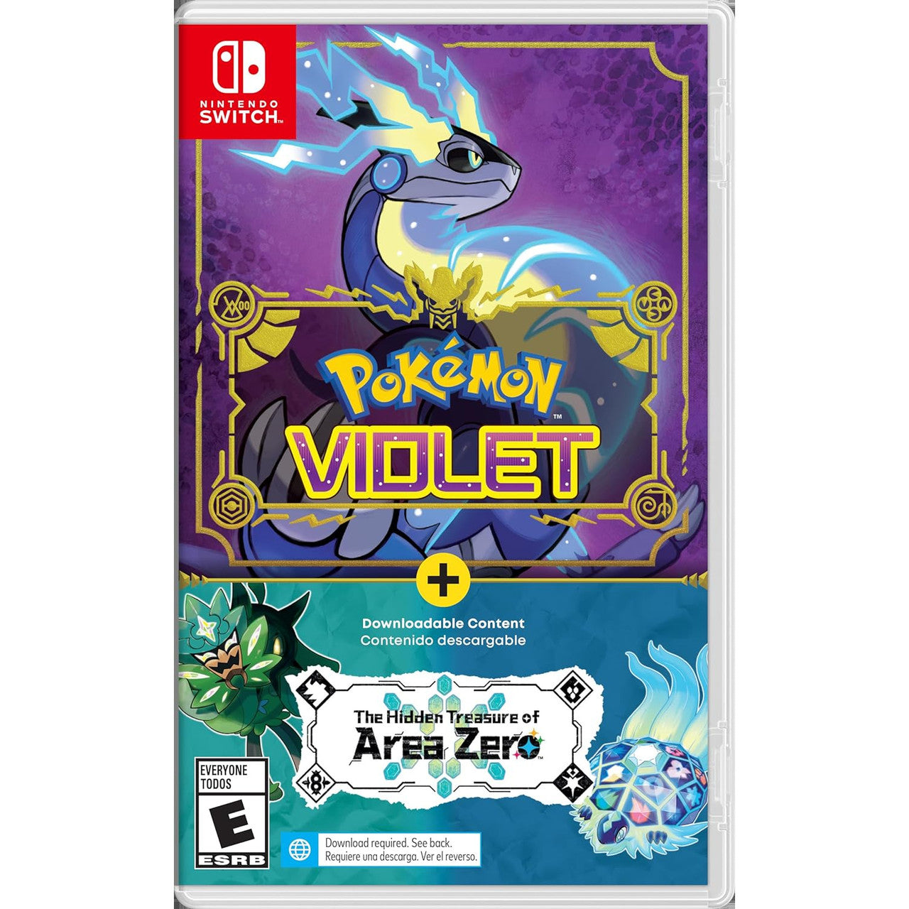 This is brand new.This bundle includes both the Pokémon™ Violet game and The Hidden Treasure of Area Zero DLC* for Pokémon Violet.