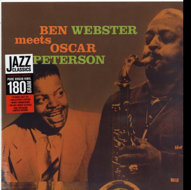 This LP Vinyl is brand new.Format: LP VinylMusic Style: BopThis item's title is: Ben Webster Meets Oscar PetersonArtist: Oscar Ben / Peterson WebsterLabel: JAZZ WAX RECORDSBarcode: 8436028696734Release Date: 3/16/2010