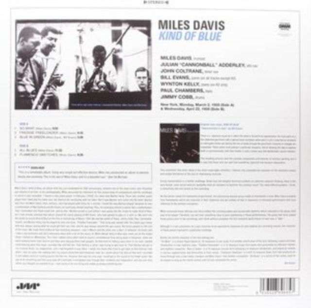 This LP Vinyl is brand new.Format: LP VinylMusic Style: Cool JazzThis item's title is: Kind Of BlueArtist: Miles DavisLabel: Jazz Wax RecordsBarcode: 8436028696857Release Date: 2/22/2010