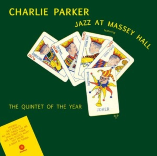 This LP Vinyl is brand new.Format: LP VinylThis item's title is: Jazz At Massey HallArtist: Charlie ParkerLabel: WAX TIMEBarcode: 8436542011624Release Date: 9/11/2012