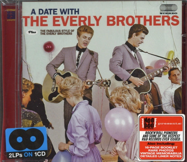 Product Image : This CD is brand new.<br>Format: CD<br>This item's title is: Date With The Everly Brothers / Fabulous Style<br>Artist: Everly Brothers<br>Barcode: 8436542013574<br>Release Date: 5/7/2013