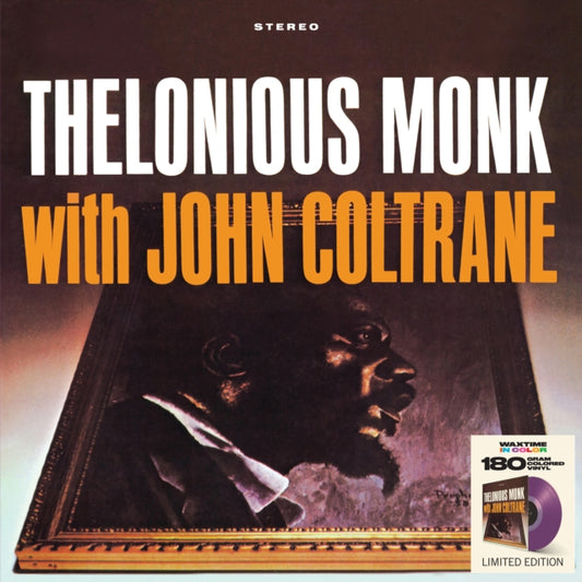This LP Vinyl is brand new.Format: LP VinylMusic Style: BopThis item's title is: Thelonious Monk With John Coltrane (180G/Transparent Purple LP Vinyl)Artist: Thelonious MonkLabel: WaxTime In ColorBarcode: 8436559465755Release Date: 2/8/2019
