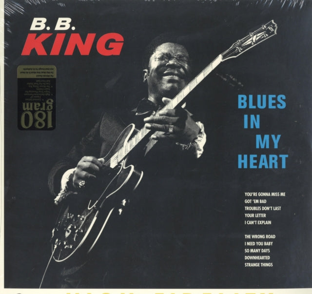 This LP Vinyl is brand new.Format: LP VinylMusic Style: Electric BluesThis item's title is: Blues In My Heart (Limited 180G/Dmm)Artist: B.B. KingLabel: PAN AM RECORDSBarcode: 8436563182181Release Date: 11/16/2018