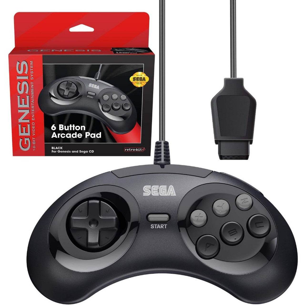 This is brand new.Relive the controller that changed the game, and take it to the next level with the Officially-Licensed SEGA Genesis original port controller by Retro-Bit. Featuring a long cable and compatibility with original and most third party consoles.