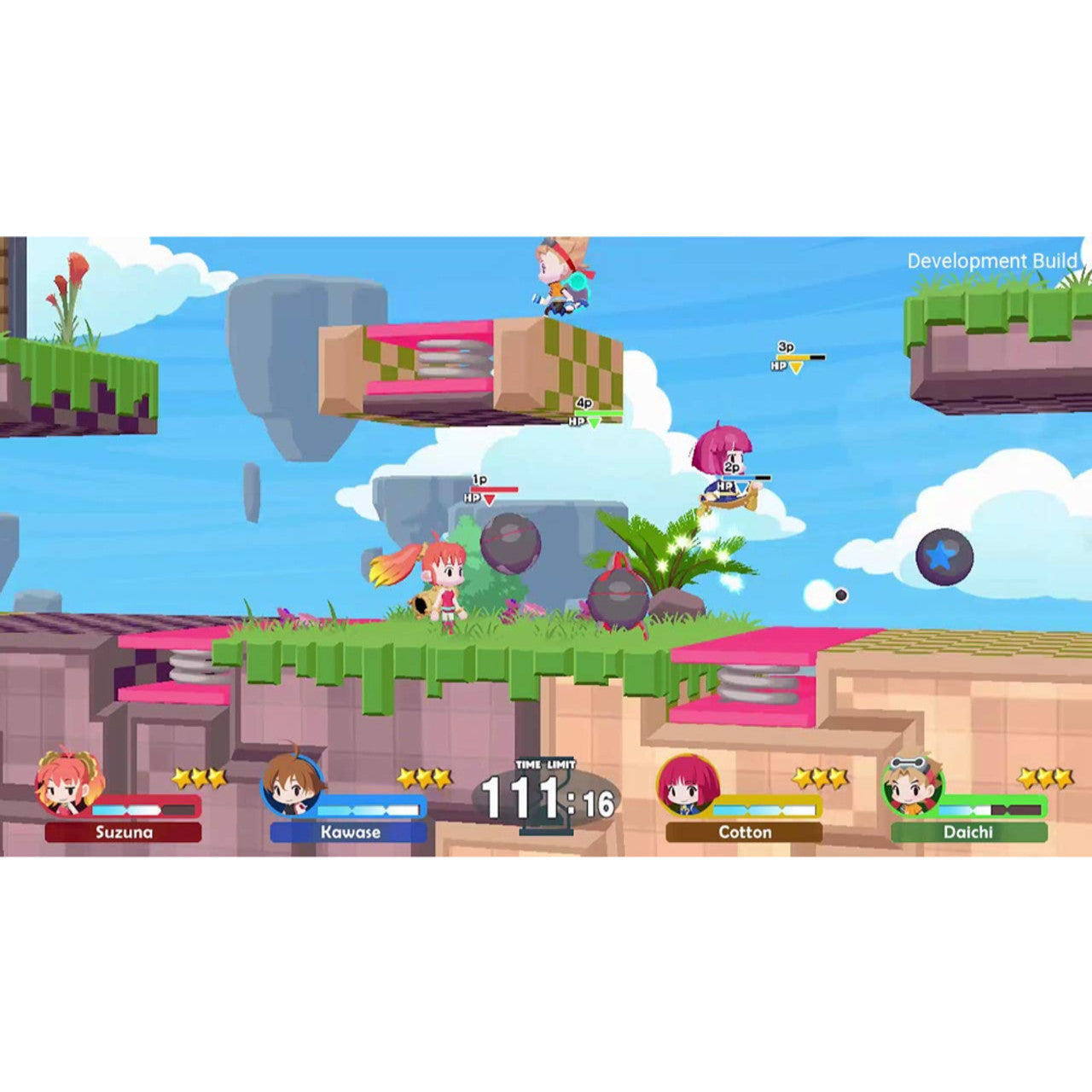 This is brand new.A fast-paced action game where the goal is to clear the screen of enemies by performing skillful combos with a Bazooka and an extraordinary fishing rod.