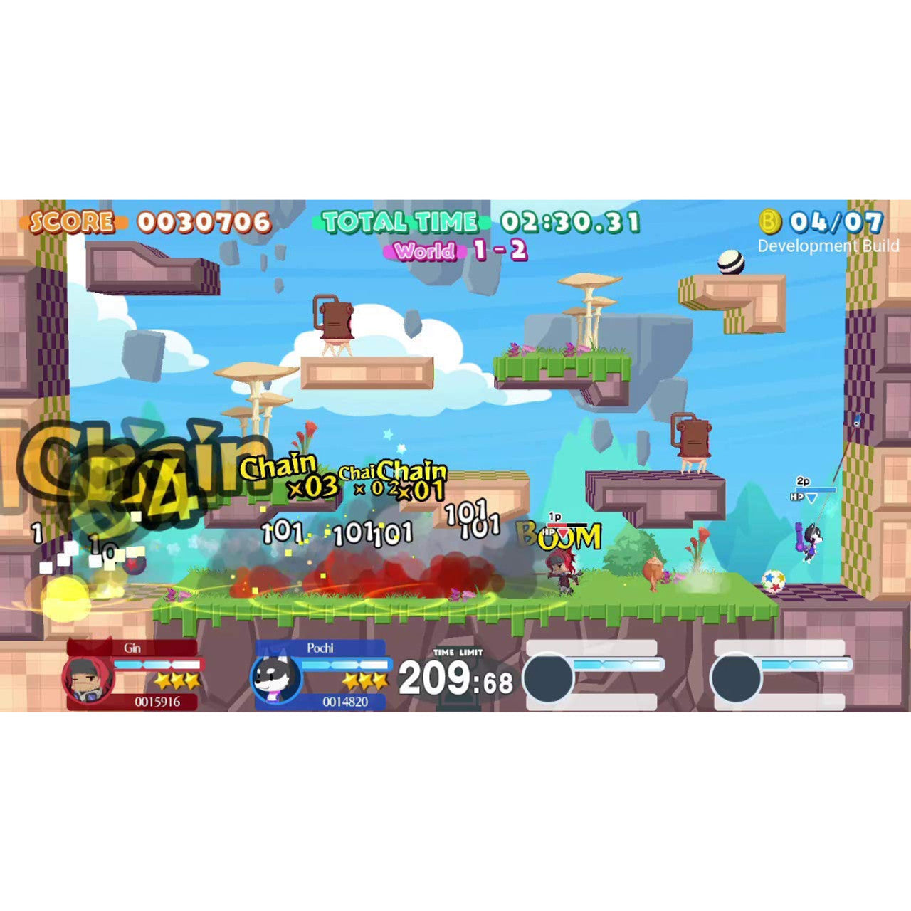 This is brand new.A fast-paced action game where the goal is to clear the screen of enemies by performing skillful combos with a Bazooka and an extraordinary fishing rod.