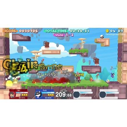 This is brand new.A fast-paced action game where the goal is to clear the screen of enemies by performing skillful combos with a Bazooka and an extraordinary fishing rod.