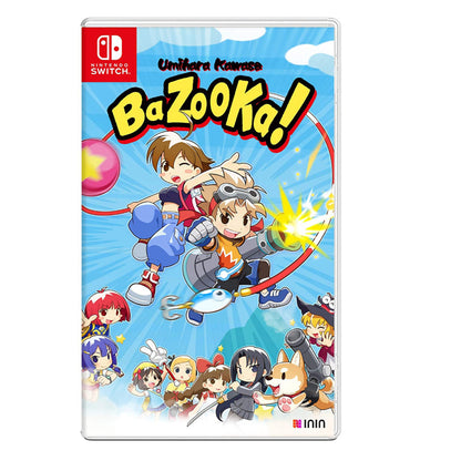 This is brand new.A fast-paced action game where the goal is to clear the screen of enemies by performing skillful combos with a Bazooka and an extraordinary fishing rod.