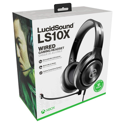 LucidSound - Universal 3.5mm Wired Headset LS10X: Black - LucidSound