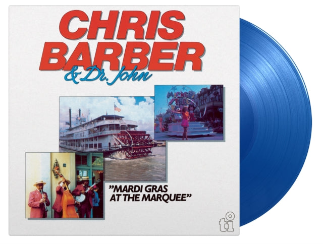 Product Image : This LP Vinyl is brand new.<br>Format: LP Vinyl<br>Music Style: Bayou Funk<br>This item's title is: Mardi Gras At The Marquee (2LP/Limited/Blue Vinyl/180G/Numbered)<br>Artist: Chris & Dr. John Barber<br>Label: MUSIC ON VINYL<br>Barcode: 8719262025028<br>Release Date: 1/6/2023