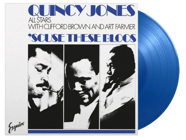 Product Image : This LP Vinyl is brand new.<br>Format: LP Vinyl<br>Music Style: Bop<br>This item's title is: Scuse These Bloos (Blue LP Vinyl/180G)<br>Artist: Quincy All Stars With Clifford Brown & Art Farmer Jones<br>Label: MUSIC ON VINYL<br>Barcode: 8719262030510<br>Release Date: 8/4/2023