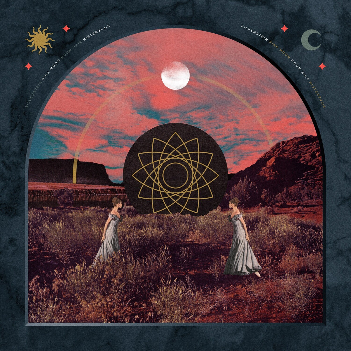 Dead Reflection & Pink Moon (Blue LP Vinyl) & Shipwreck In The Sand