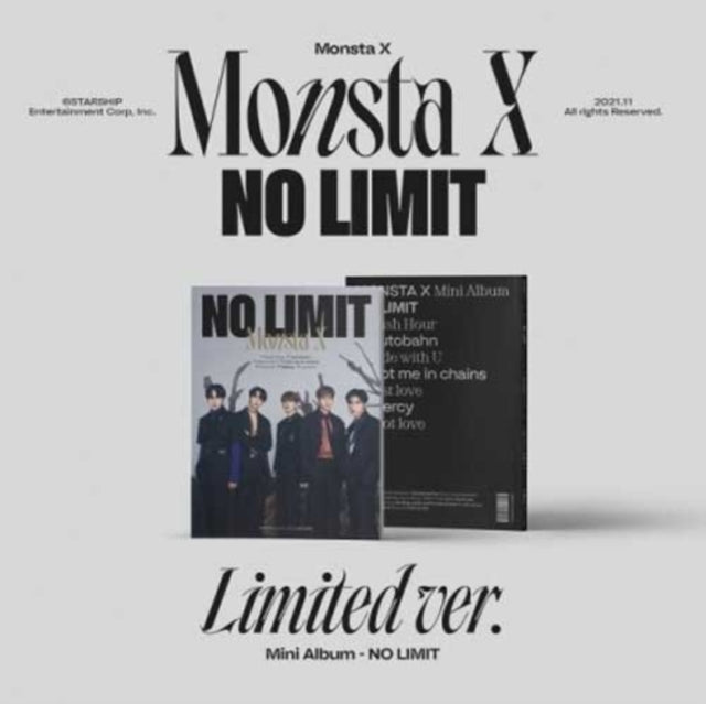 This CD is brand new.Format: CDMusic Style: TechnoThis item's title is: No Limit (Limited Ver.)Artist: Monsta XLabel: STARSHIPBarcode: 8804775250224Release Date: 11/26/2021