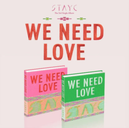 This is a 3 CD SKU bundle.
1.This CD is brand new.Format: CDMusic Style: K-popThis item's title is: We Need LoveArtist: StaycLabel: HIGH UPBarcode: 8804775252198Release Date: 7/20/2022
2.This CD is brand new.