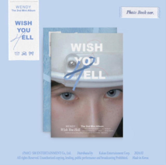 This CD is brand new.Format: CDMusic Style: K-popThis item's title is: Wendy The 2Nd Mini Album Wish You Hell (Photo Book Ver.)Artist: WendyLabel: S.M. EntertainmentBarcode: 8804775368615Release Date: 4/12/2024