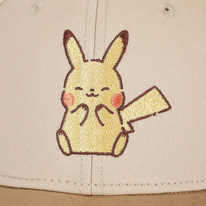 Hat Adjustable: Pokemon - Pikachu Electric Type - Tan