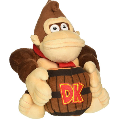 This is brand new.Officially Licensed Plush. Made from High Quality Materials. Donkey Kong, also known as DK or D. Kong, is a powerful hero Kong from Donkey Kong Island. He is a carefree ape who spends his days collecting Bananas and spends time with his friends, particularly his buddy Diddy Kong.