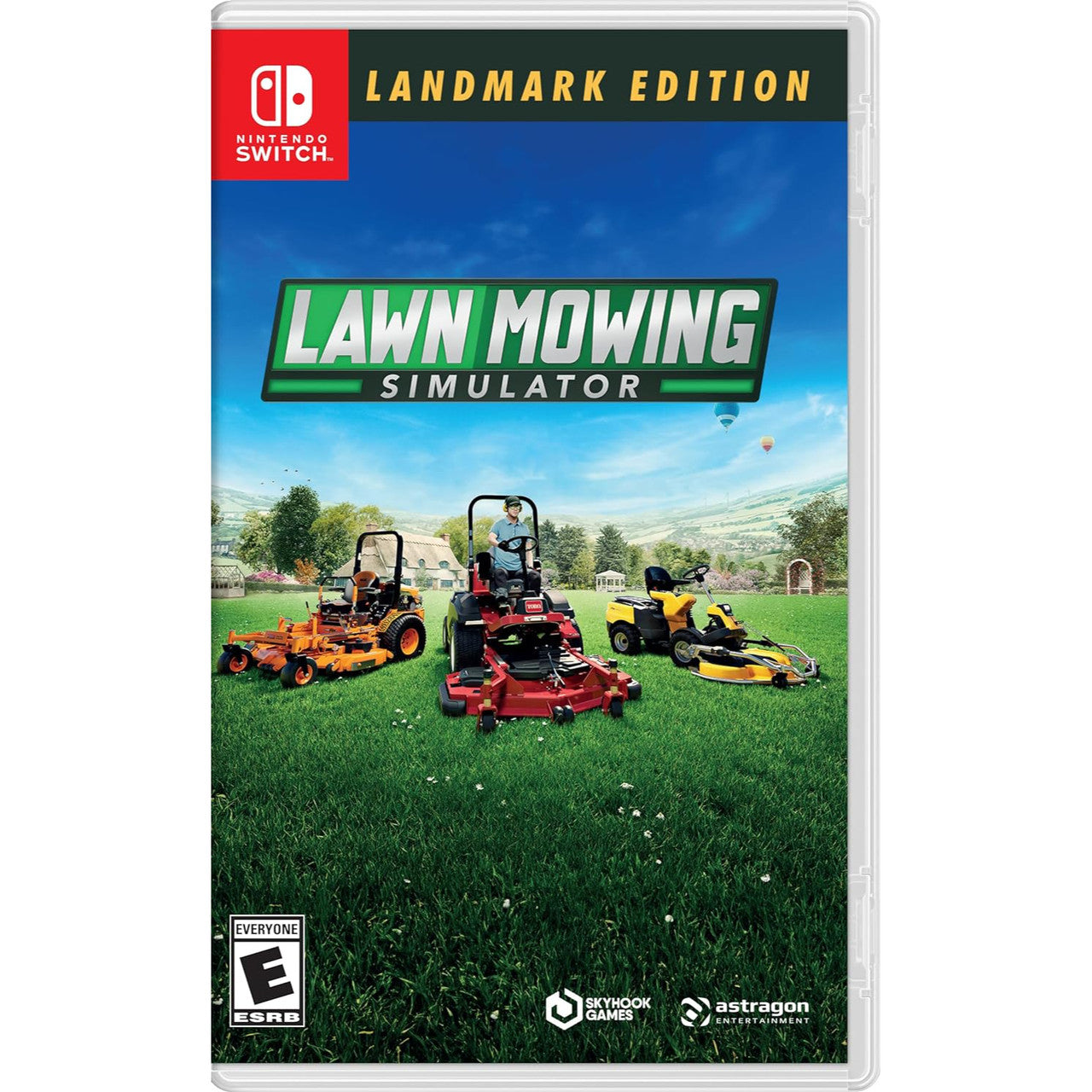 This is brand new.Dive into the meticulously detailed world of Lawn Mowing Simulator and immerse yourself in the breathtaking beauty of the British countryside.