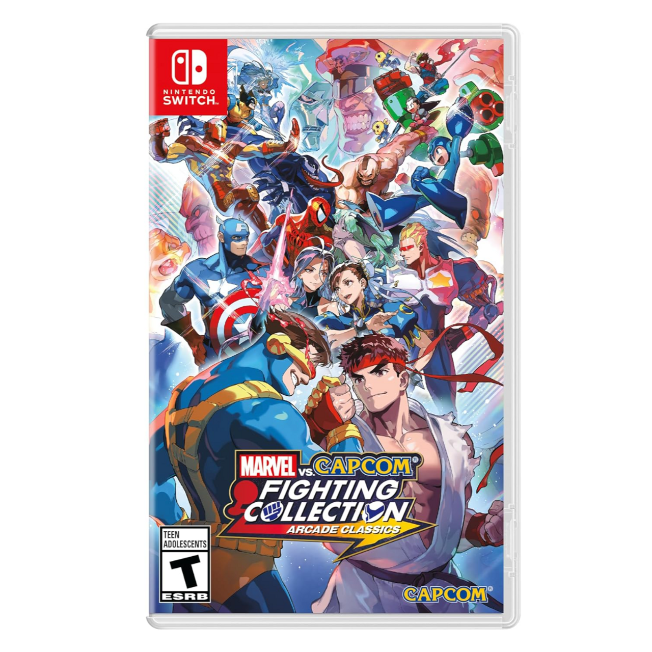 This is brand new.Marvel vs Capcom Fighting Collection: Arcade Classics and receive an exclusive comic. While supplies last.
MARVEL vs.