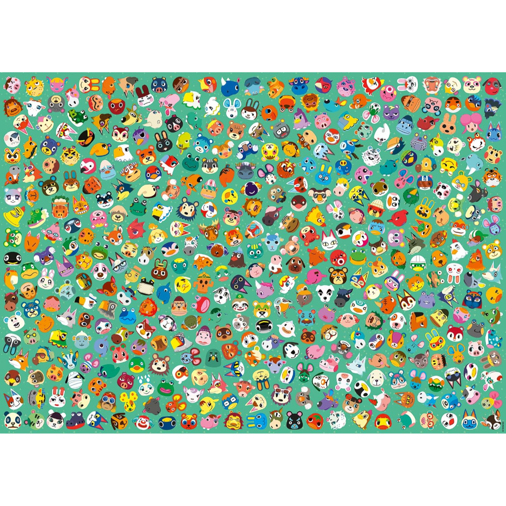 Puzzle: Animal Crossing: Challenge (1,000 Pieces) - Ravensburger