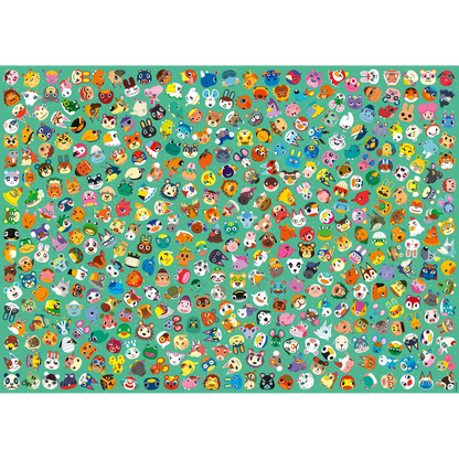 Puzzle: Animal Crossing: Challenge (1,000 Pieces) - Ravensburger