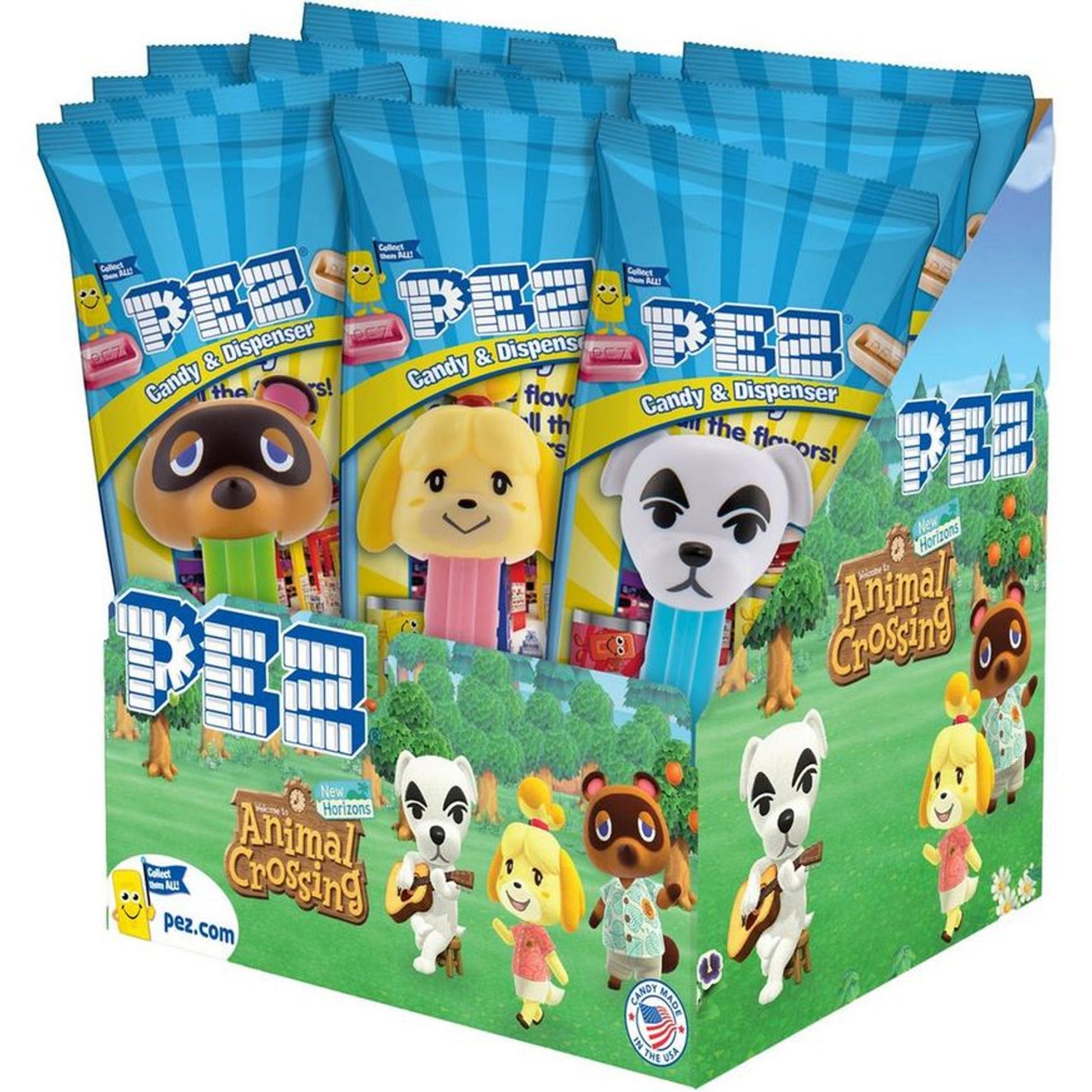 This is brand new.PEZ was first marketed as a compressed peppermint candy in 1927 in Vienna, Austria. Today, the company sells and markets its products worldwide with locations in Orange, Connecticut and Traun, Austria.