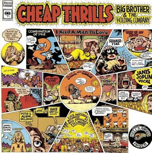 This LP Vinyl is brand new.Format: LP VinylMusic Style: Folk RockThis item's title is: Cheap ThrillsArtist: Big Brother & The Holding Co.Label: ColumbiaBarcode: 9700000420181