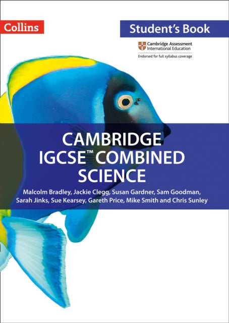 Binding: Paperback
Description: Collins Cambridge Igcse Combined Science provides full coverage of all core and extended topics in the new syllabus in one book.
