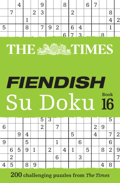 The Times Fiendish Su Doku Book 16 200 Challenging Su Doku Puzzles