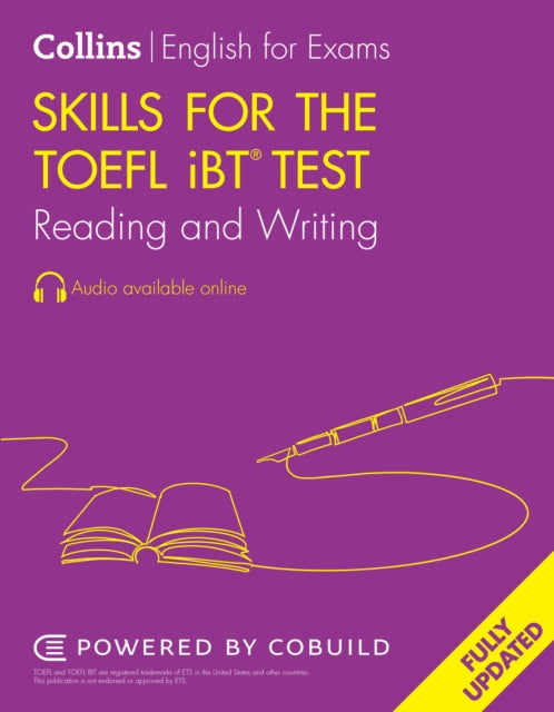 Binding: Paperback
Description: If you feel overwhelmed by the complexity of Toefl Collins Skills for the Toefl i BT Test can help. This book helps you handle the integrated aspect of the tasks in the test and give you tips and strategies for the different question types you will face.