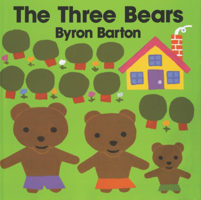Binding: Hardcover
Description: In a rhythmic text with striking pictures Byron Barton retells the classic fairytale of the three bears and a little girl named Goldilocks. Barton's simple words bold images and imaginative use of color have made his many picture books perennial favorites with very young children.